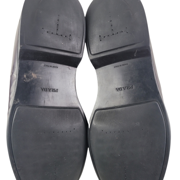 Prada Brown Loafers Distressed main image 9